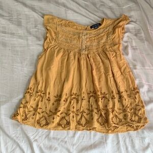 American Eagle Outfitters Mustard Top